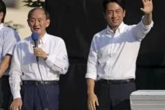 日本前首相菅义伟为小泉进次郎背书，支持后者竞选自民党总裁